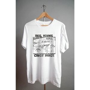 Neil Young Crazy Horse Zuma Retro Design T-Shirt